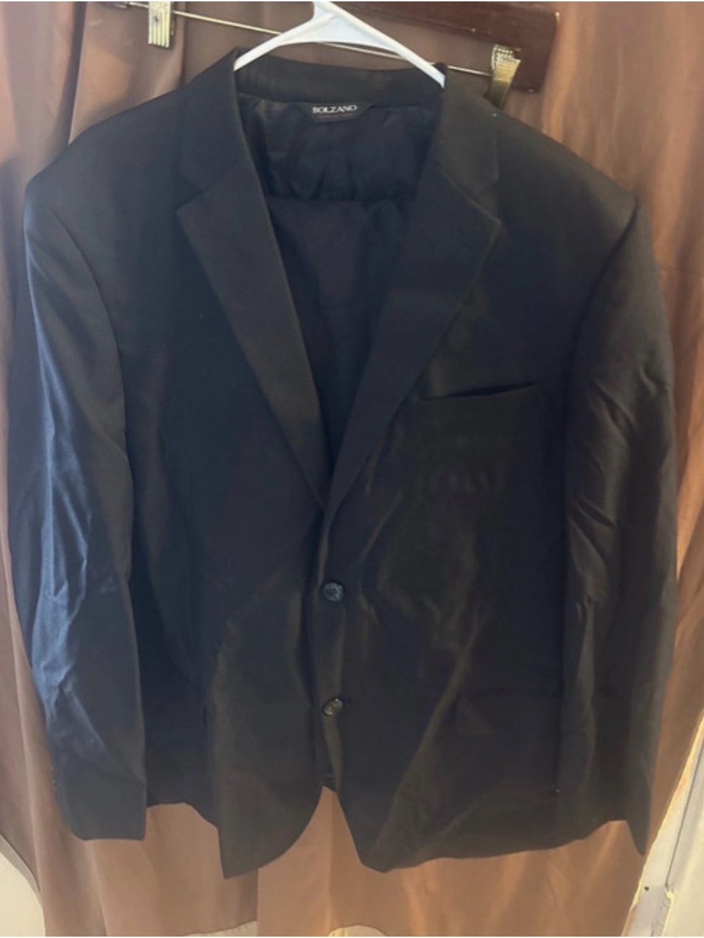 Bolzano men’s black suite jacket and pants size 38